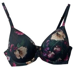 Soma Embraceable Perfect Coverage Floral Bra 34D‎